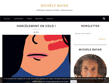 Tablet Screenshot of bayar-michele.com